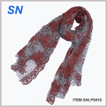 2014 новый стиль популярных кружева шарф (SNLPS012)